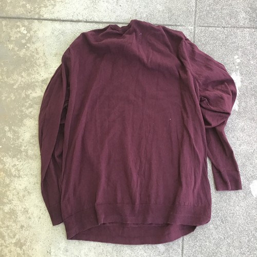 Old Navy Men 2XL Long Sleeve V-Neck Sweater Shirt Classic Fit Burgundy Soft - Picture 8 of 9