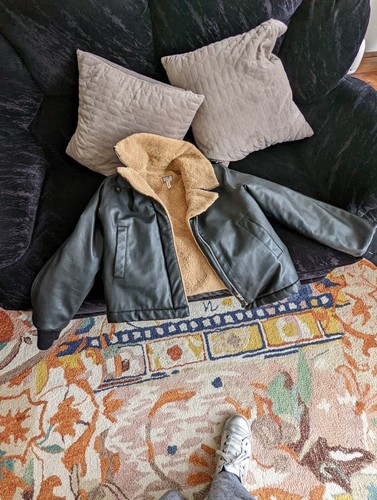 CP Company Leather Jacket Woman’s XS - Picture 6 of 8