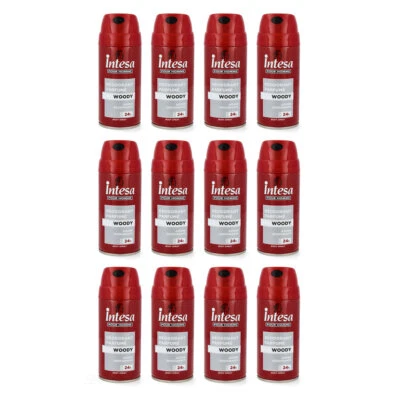 intesa pour Homme deodorant deo WOODY - 12x 150ml