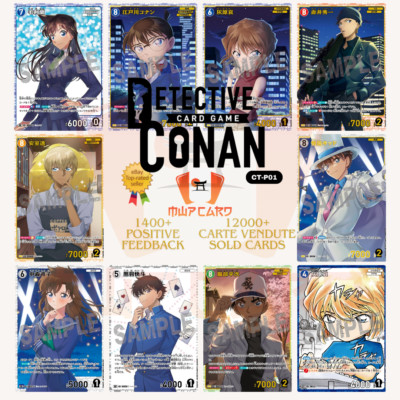 Conan TCG Cards Detective's Trump Card CT-P01 All SR/SRP Card List Jap PREORDER