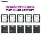 10Pc 1100mAh Pmmn4001C Replacement Ni-Mh Battery for Motorola Gp68 Gp688 Radio