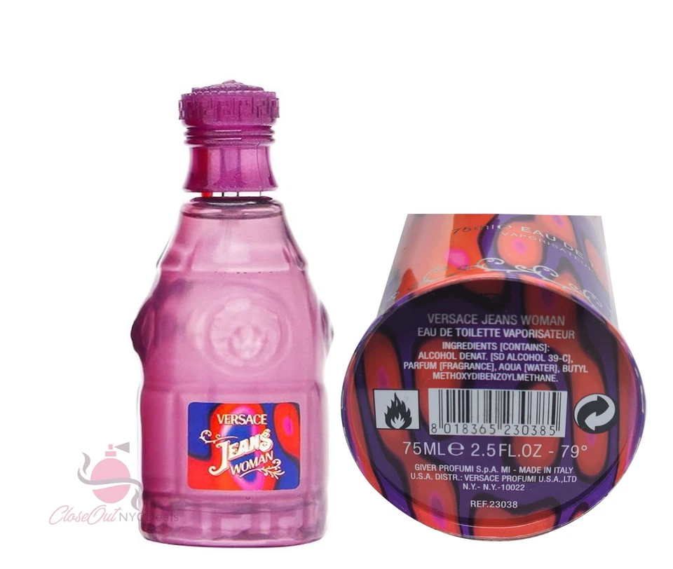 Versace Jeans Perfume Mujer por Versace 2.5 OZ / 75 ml EDT Spray para Mujer Foto 3 de 4