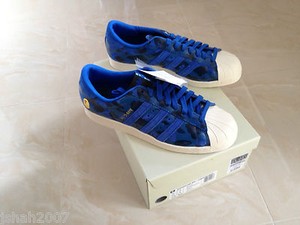 bape adidas blue camo