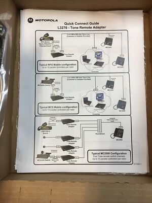 Adaptateur Téléphone Motorola L3276AC – Unité De Bureau Radio – Neuf (boîte Ouverte, Jamais Utilisé)