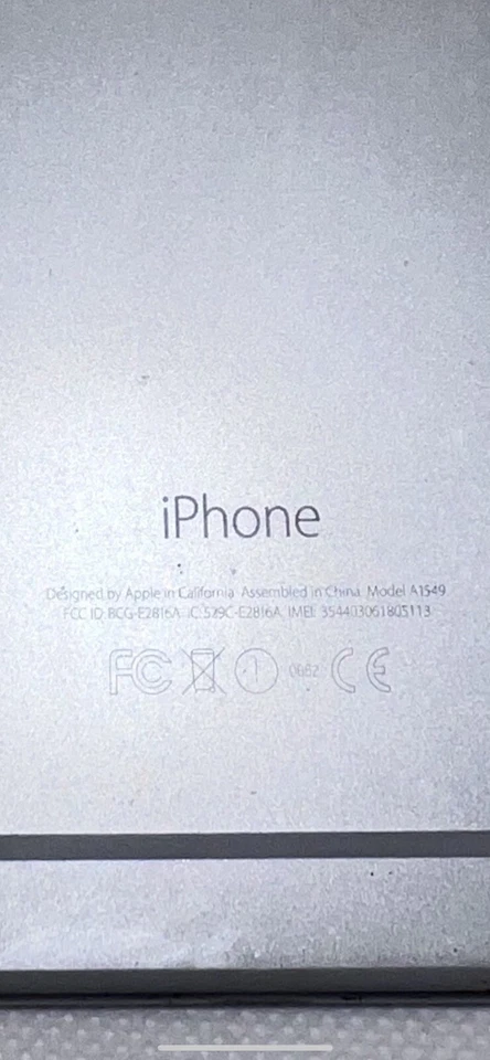 Apple iPhone 6 - 64GB - Space Gray (Cricket) A1549 (GSM) Working READ! - Image 3 of 4