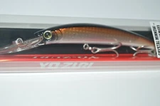 yo zuri crystal minnow deep diver floatin 4 3/8" 9/16oz r1135-hrsn bronze shiner
