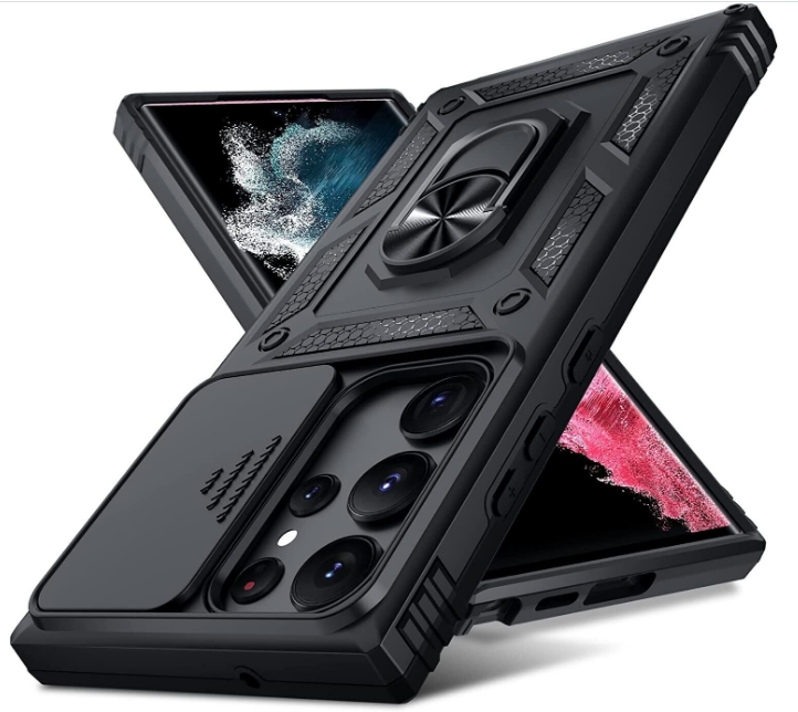 Samsung Galaxy S23 Ultra Case Military Grade Drop Protection Cover w/ Kickstand-image