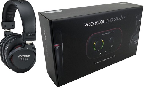 Focusrite Vocaster One Studio USB-C Podcasting Audio Interface Bundle - New - Picture 10 of 12