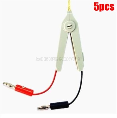 5Pcs Kelvin Clip For Inductance Capacitance Meter LC200A Multimeter Ic New mq
