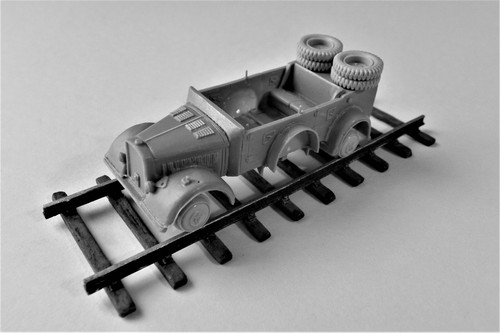 Horch Kfz 15 German Draisine East Front, Ostfront Draisine1:72 ALBY Resin Kit - Picture 3 of 5