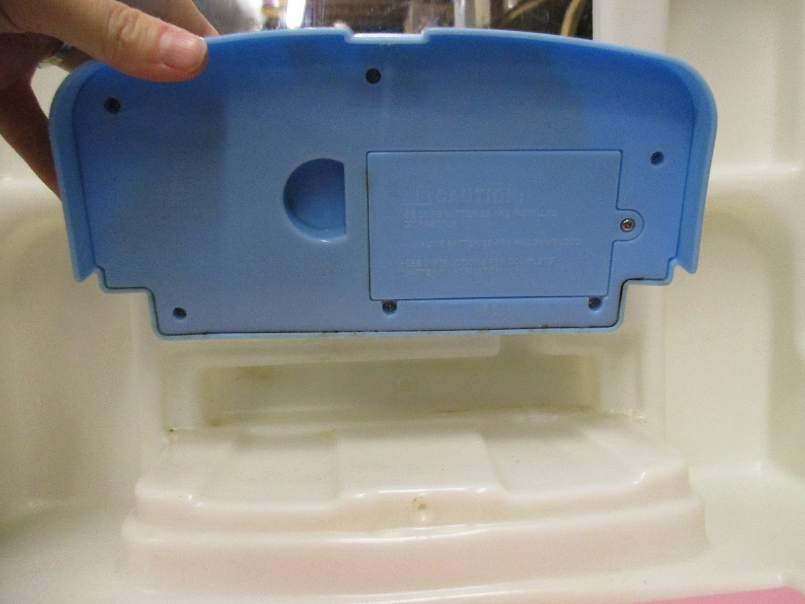 little tikes vanity with dual mirrors white blue fun toy pretend play