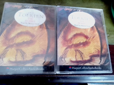 The Hobbit by J. R. R. Tolkien Cassettes X4  Read By  Martin Shaw