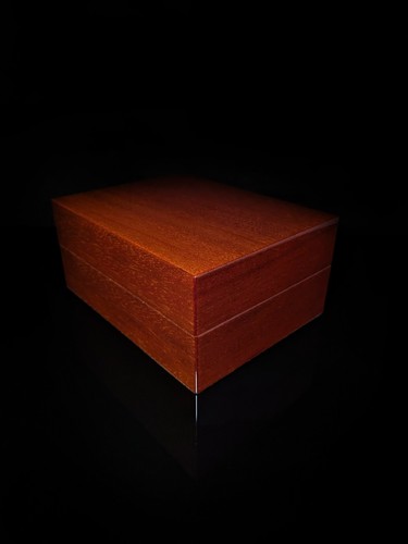 Michel Perrenoud Mahagoni Humidor 25 ct Maße 10" L x 7,75" B x 4,5" H - Bild 10 von 21