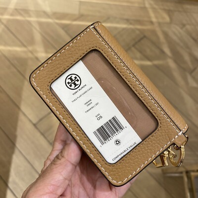 新作 Tory Burch Thea Flap Card Case 159428 Tory Burch Thea Flap Card Case 159428 Tiramisu | eBay