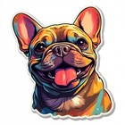 French Bulldog Frenchie Cutedecal Sticker Laminated Custom Size Dm Me Free Gift