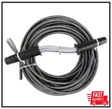 THEWORKS 3/8 in. x 25 ft. Heavy-Duty High Carbon Drain Auger Clears Clogs