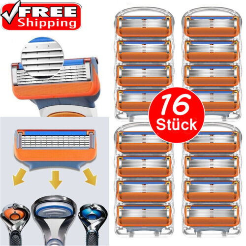 16 Stück Für Gillette Fusion 5 Proglide Rasierklingen Ersatzklingen Edelstahl - Bild 1 von 12