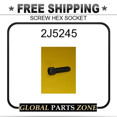 2J5245 - SCREW HEX SOCKET  fits Caterpillar (CAT)