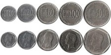 Venezuela 10, 20, 50, 100, 500 Bolivares 2002-2004