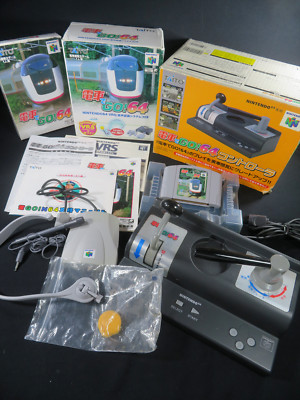 Densha de go controller 64 nintendo n64 Taito train game Japan microphone boxed