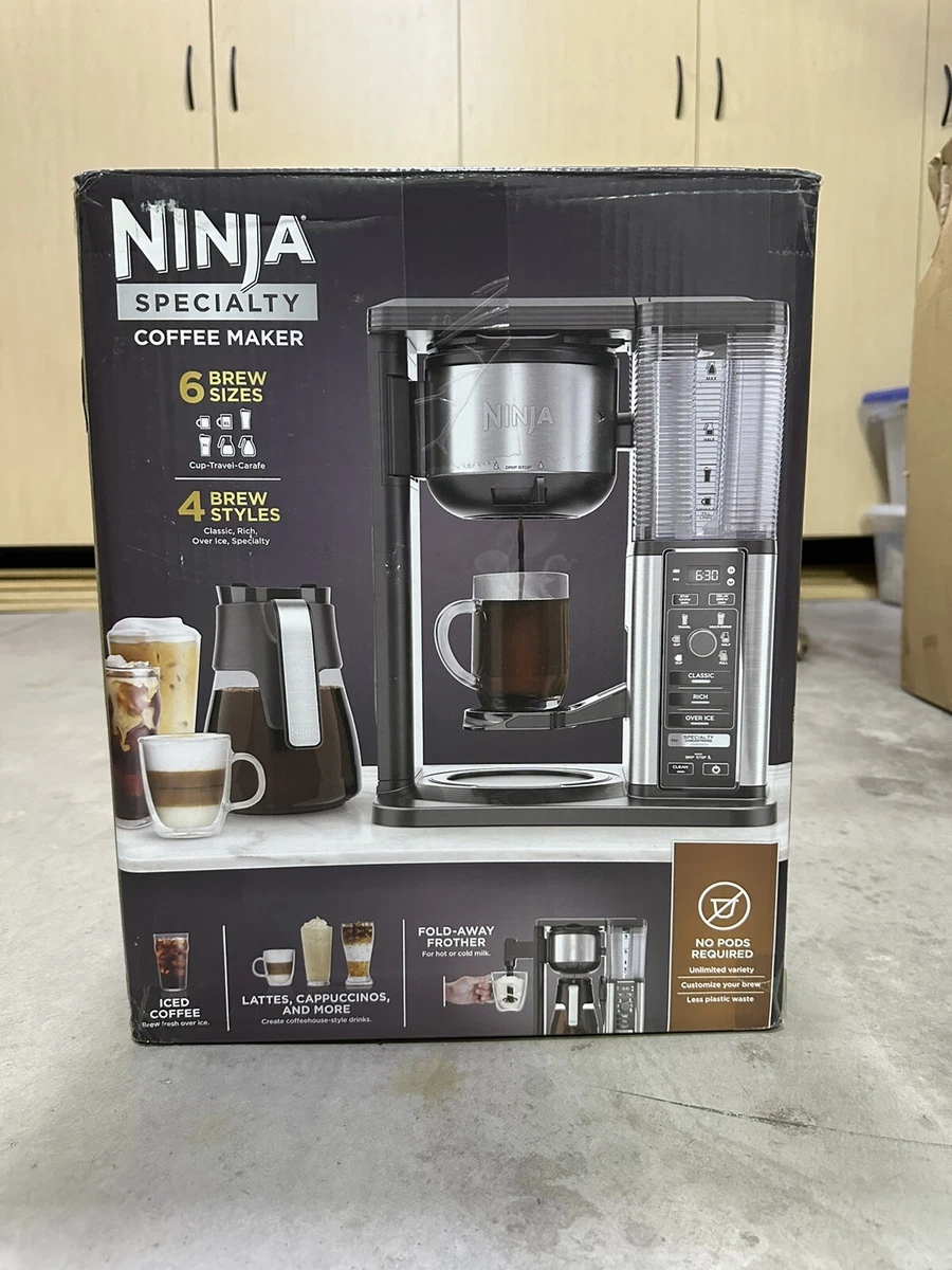 Ninja Specialty Coffee Maker With Fold-Away Frother And Glass