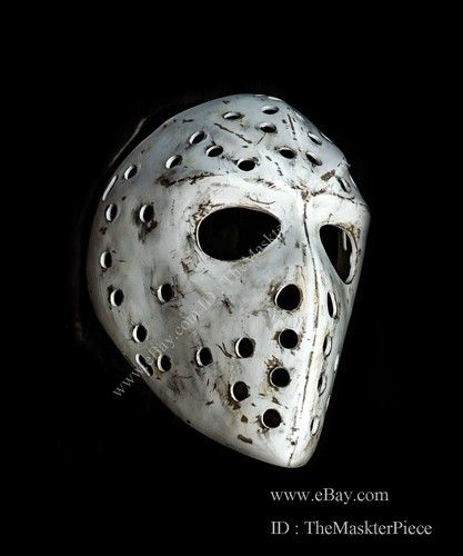 Ice Hockey Mask Goalie Helmet Wearable Home Decor Roger Crozier G134 - Zdjęcie 4 z 6