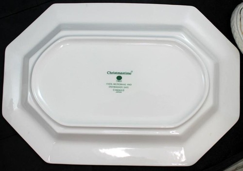 Nikko Christmastime Group of 13 Inch Platter and Footed Mug 259 - Picture 5 of 5