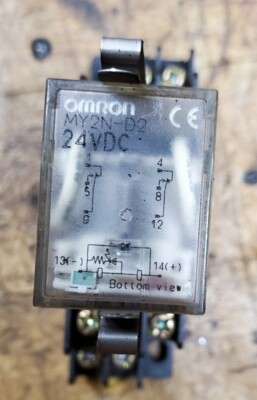 Omron MY2N-D2 Relay w/ base 24VDC 10 Amp 250VAC/30VDC | eBay