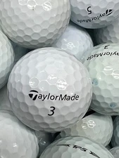 100 TaylorMade TP5 White Used Golf Balls 2A Shag AA Practice Hit-A-Way