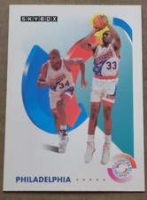 1991-92 SkyBox Charles Barkley/Hersey Hawkins Philadelphia 76ers #478