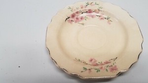 5 7/8" Moorman Mfg. Co. Saucer, Floral Design