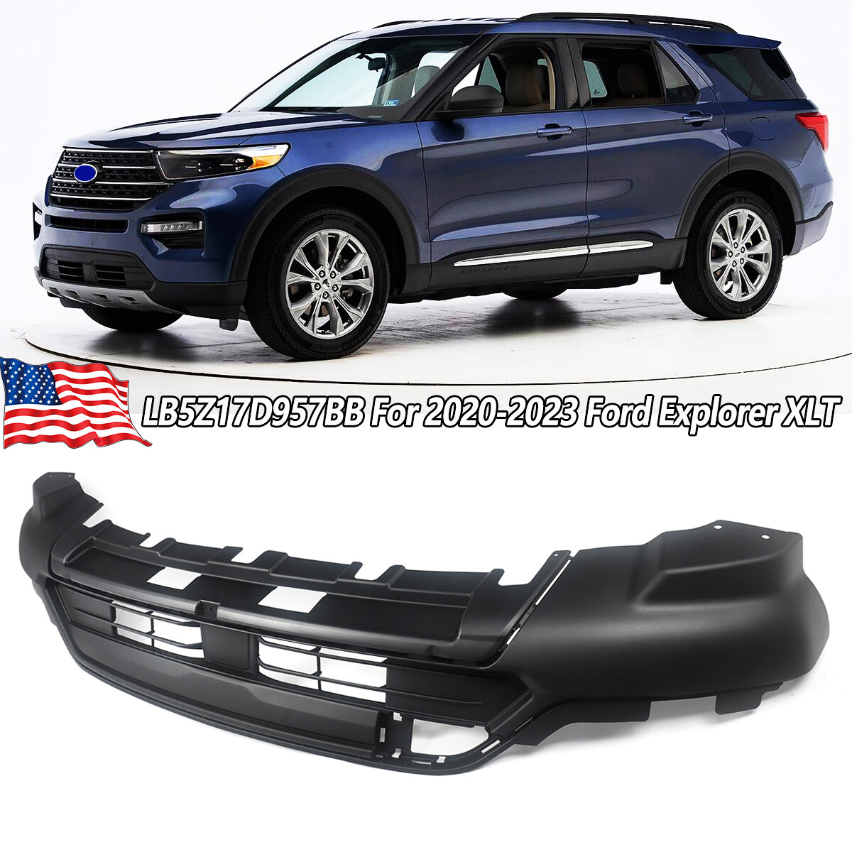 New LB5Z17D957BB Front Lower Bumper Cover For Ford Explorer XLT
