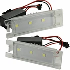 2x LED license plate lights suitable for Jepp Renegeade-year from 2014