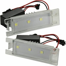 2x LED Kennzeichenbeleuchtung Weiß passend für Opel Vectra C Insignia Zafira B