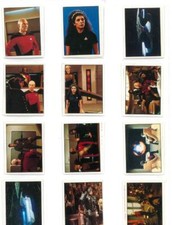 Star Trek: The Next Generation lot of 223 album stickers by Panini