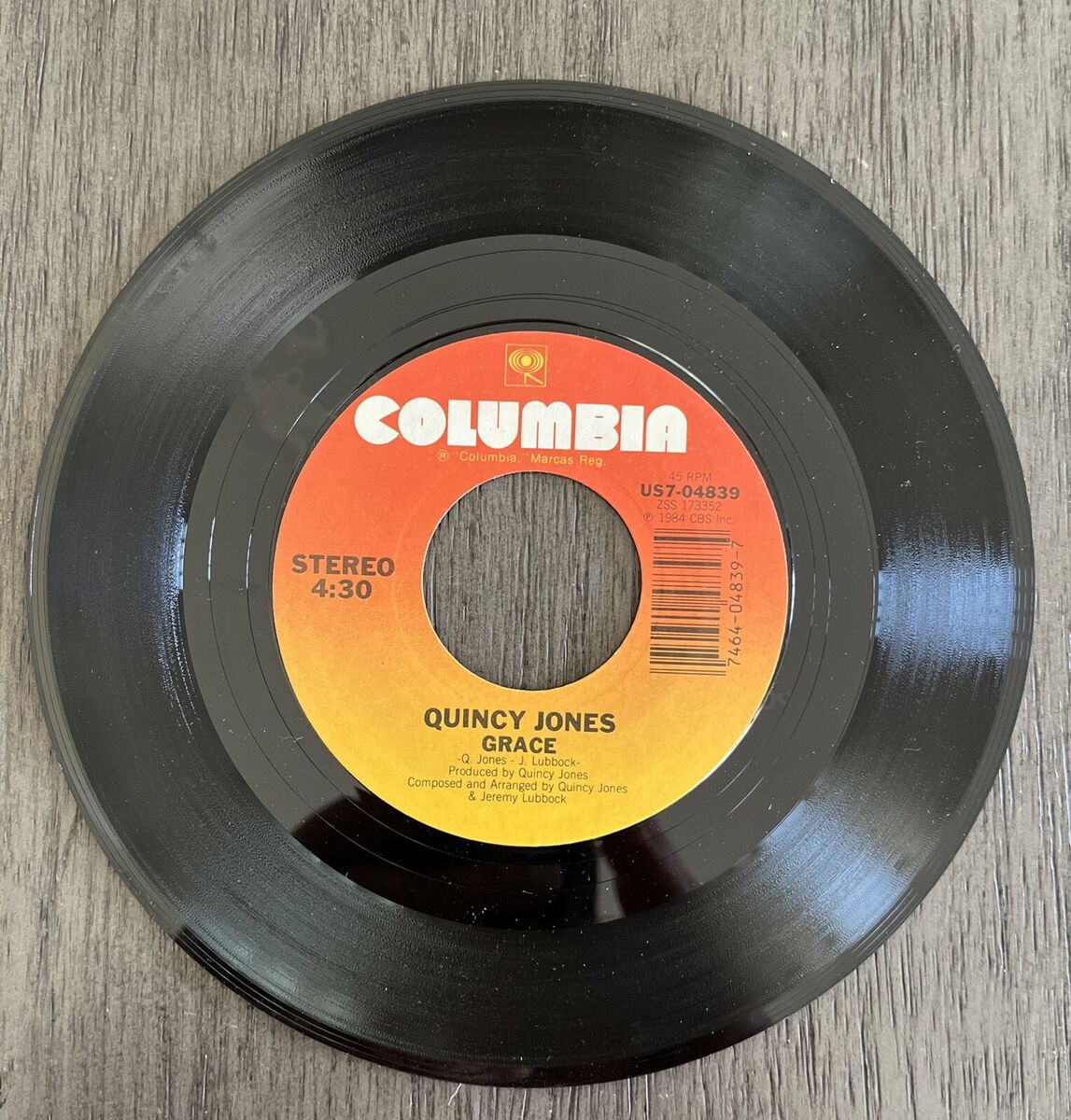 トップ Vtg Record Vinyl RPM 45 AFRICA FOR USA World the are We 1985 コレクション