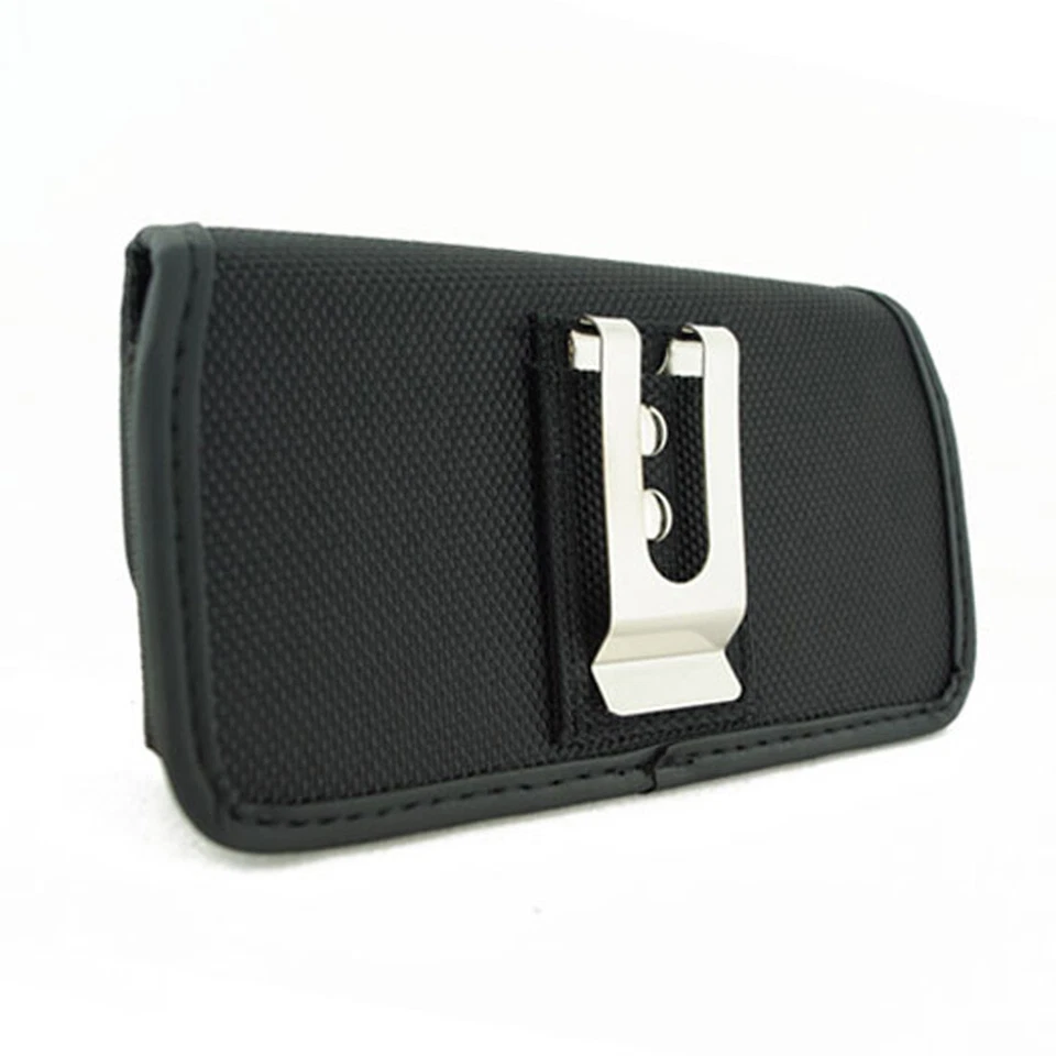 Heavy Duty Canvas Belt Case Pouch Holster with Clip/Loop 5.94 x 3.11 x 0.59 inch - Image 3 of 4