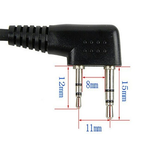 BAOFENG Speaker Microphone for Two Way Radio Walkie Talkie UV5R GT3 888S F8HP - Afbeelding 2 van 8