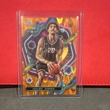 Topps Cosmic Chrome Colby Jones #181 Orange Galactic Refractor /25 Rookie Kings…