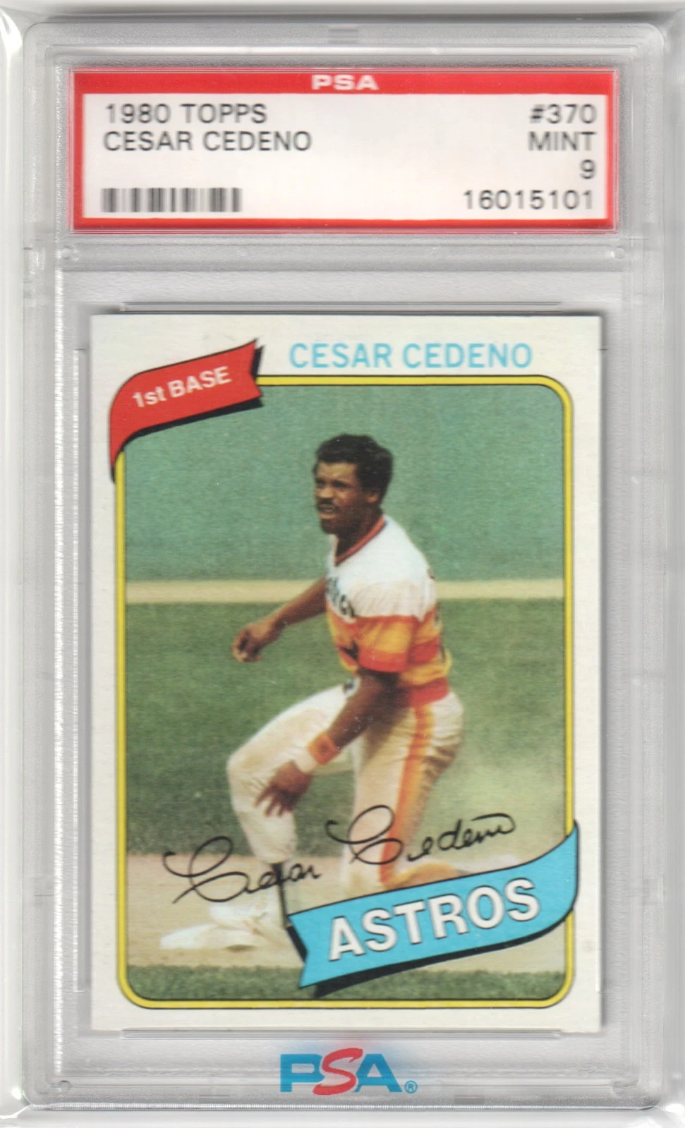 Cesar Cedeno trading card