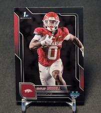 Braylen Russell 1st Rookie RC 2025 Bowman Chrome U University Card #12 Arkansas