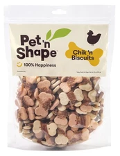 Pet 'n Shape Chik 'n Wrapped Biscuits Natural Chicken Wrapped Dog Treat 35 Ounce