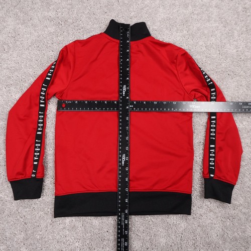 Jordan Air Track Jacket Full Zip Red Black Athletic Activewear 6-7 YRS - Picture 6 of 6