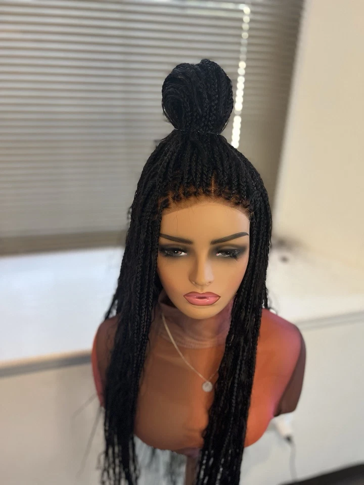 Peluca trenzada boho lista para enviar al día siguiente Foto 2 de 4