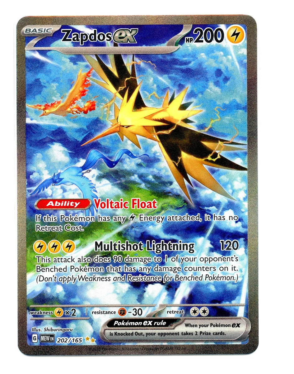 【英語版】ポケモン Scarlet & Violet 151サンダー ex Sv: Scarlet & Violet 151 Pokémon TCG Cards for sale | eBay