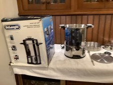 DeLonghi DCU500T 50 Cup Stainless Steel Coffee Urn Percolator Tested