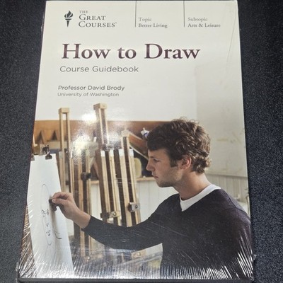 The Great Courses How To Draw DVD Book & 6 Disc Set David Brody NEW SEALED