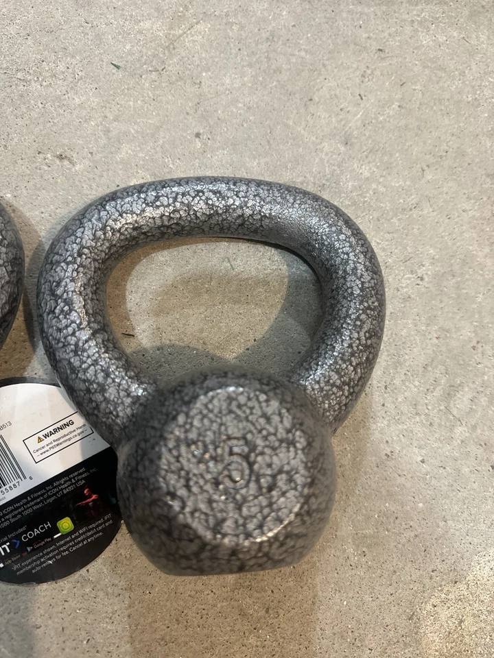 Par de campanas de hervidor Weider de 5 lb Foto 2 de 4