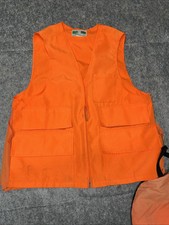 Vintage Game Winner Sportswear Orange Hunting Vest Men's W/heater Seater. 44-2 