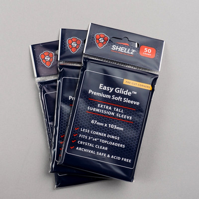 3-Pack Shellz Easy Glide Premium - Extra Tall Submission Sleeves - New